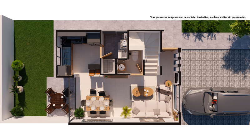 Modelo CARISMA - Planta baja